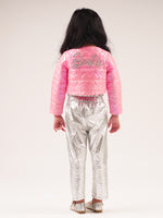 Lil Drama's Barbie Pink Shimmer Rockstar Shrug for Tween Girls