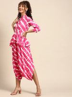 Women Solid Standard Pink Jumpsuits & Sets