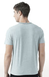 Huetrap Grey Mens Short Sleeve Graphic Printed Tshirt-HT17MKGRAGML00659