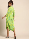 Women Solid Standard Lime Green Jumpsuits & Sets