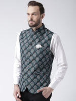 Hangup Men Standard Printed Men's Indian Wear-43APrintedNehru