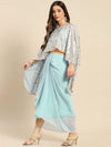 Women Solid Standard Powder Blue Jumpsuits & Sets