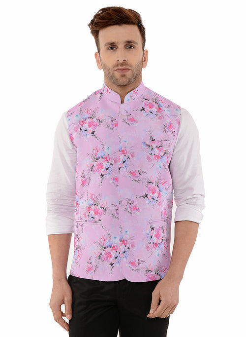 Hangup Men Standard Printed Men's Indian Wear-4APrintedNehru