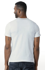 Huetrap White Mens Short Sleeve Graphic Printed Tshirt-HT15MKGRAOFW00106