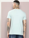 Dillinger Men's Pastel Blue Plain T-Shirt