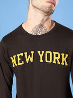 Dillinger Brown Typographic Regular T-shirt