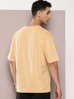 Dillinger Beige Graphic Oversized T-shirt