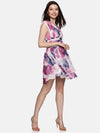 Floral Multicolor Tiered Dress-17404