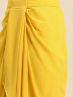 Women Solid Standard Yellow Jumpsuits & Sets