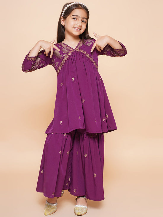 Ahalyaa Girls Traditional Wear Co-ord-52K-582-COM-TUSH