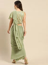 Women Solid Standard Pista Green Jumpsuits & Sets