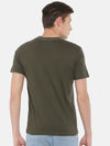 Arise Mens Short Sleeve Graphic Printed Tshirt-AR118OLIVE