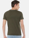 Arise Mens Short Sleeve Graphic Printed Tshirt-AR121OLIVE