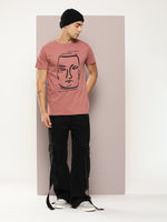 Dillinger Pink Graphic Regular T-Shirt