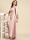 One Shoulder Over Lap Maxi Dress-Tc0522Jpp-S