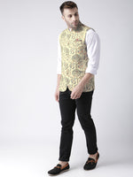 Hangup Men Standard Printed Men's Indian Wear-64APrintedNehru