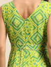 Women Solid Standard Lime Green Jumpsuits & Sets