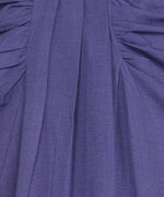 Women Cotton Flex Customizable Midi Wrap Skirt with Pleats