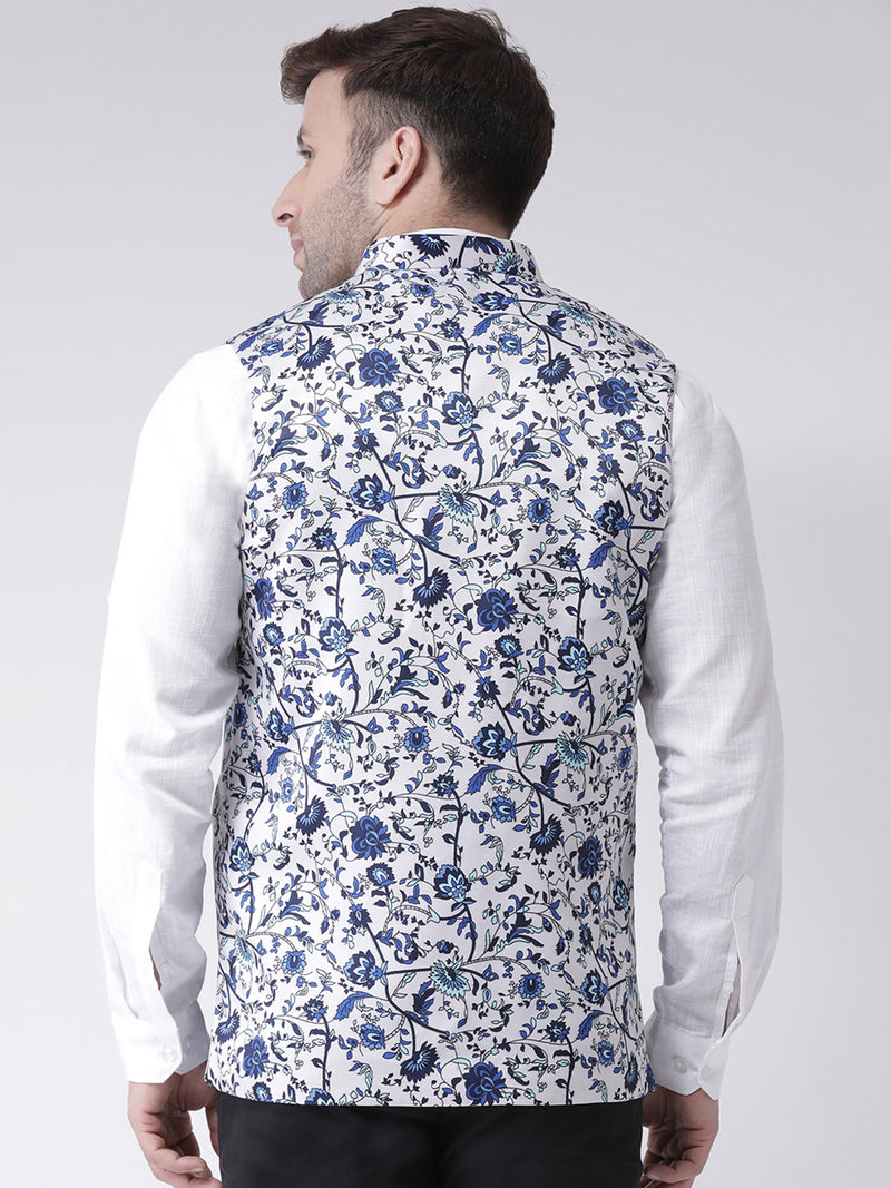 Hangup Men Standard Printed Men's Indian Wear-72APrintedNehru