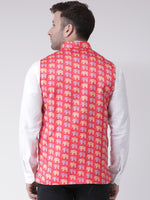 Hangup Men Standard Printed Men's Indian Wear-74APrintedNehru