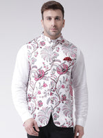 Hangup Men Standard Printed Men's Indian Wear-76APrintedNehru