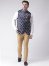 Hangup Men Standard Printed Men's Indian Wear-77APrintedNehru