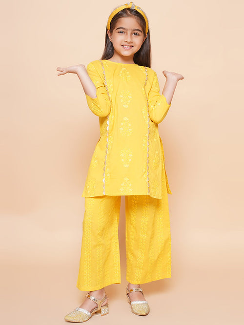 Ahalyaa Girls Traditional Wear Kurta Set-78K-COM-KDKUPZ