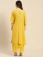 Women Solid Standard Yellow Jumpsuits & Sets