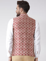 Hangup Men Standard Solid Men's Indian Wear-80AJacquardNehru