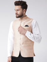 Hangup Men Standard Solid Men's Indian Wear-81AJacquardNehru