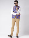 Hangup Men Standard Solid Men's Indian Wear-83AJacquardNehru