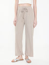 Women Solid Beige Trouser-8622-Beige