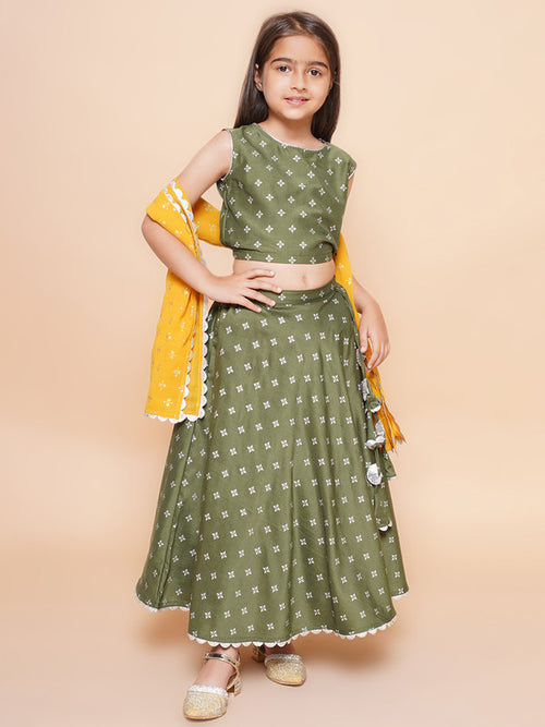 Ahalyaa Girls Traditional Wear Lehnga Choli-89K-538-COM-BLDUSK