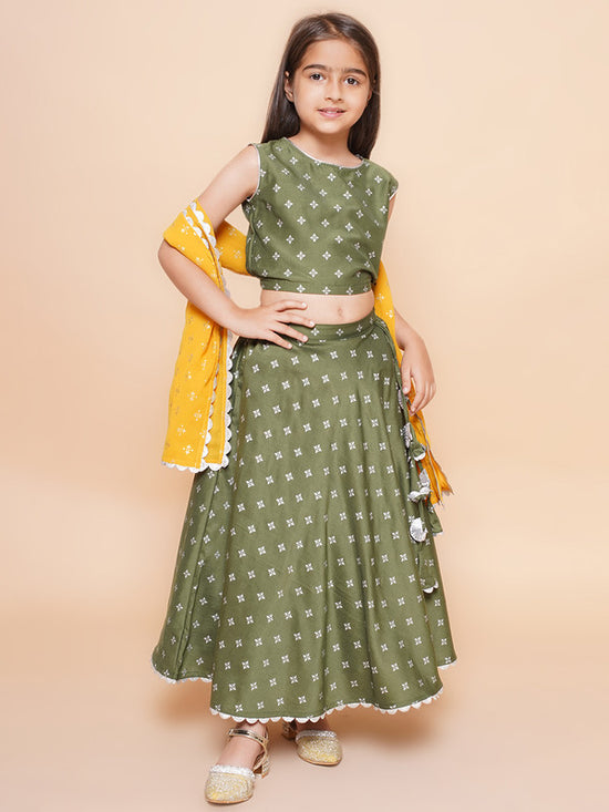 Ahalyaa Girls Traditional Wear Lehnga Choli-89K-538-COM-BLDUSK