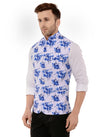 Hangup Men Standard Printed Men's Indian Wear-9APrintedNehru