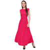 Aawari Rayon Plain Gown For Girls and Women Pink-AM086-Pink