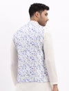 Men Printed Lavender Nehru Jacket-AD-114-Lavender