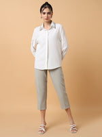 Women Solid Grey Formal Trouser-AE-10908-Grey