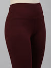 Women Solid Maroon Slim Fit Jeggings-AF-2272-Maroon