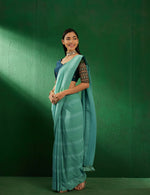 Suha Womens Fashion Ethnic Teal Color Sarees-MLSHWSA1280TEL0ONE