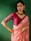 Suha Womens Fashion Ethnic Peach Color Sarees-MLSHWSA1281PCH0ONE