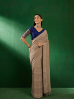 Suha Womens Fashion Ethnic Grey Color Sarees-MLSHWSA1282GRY0ONE