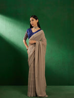 Suha Womens Fashion Ethnic Grey Color Sarees-MLSHWSA1282GRY0ONE