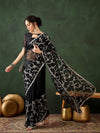 Suha Womens Fashion Ethnic Black Color Sarees-MLSHWSA1454BLK0ONE