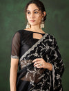 Suha Womens Fashion Ethnic Black Color Sarees-MLSHWSA1454BLK0ONE