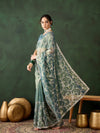 Suha Womens Fashion Ethnic Teal Color Sarees-MLSHWSA1455TEL0ONE