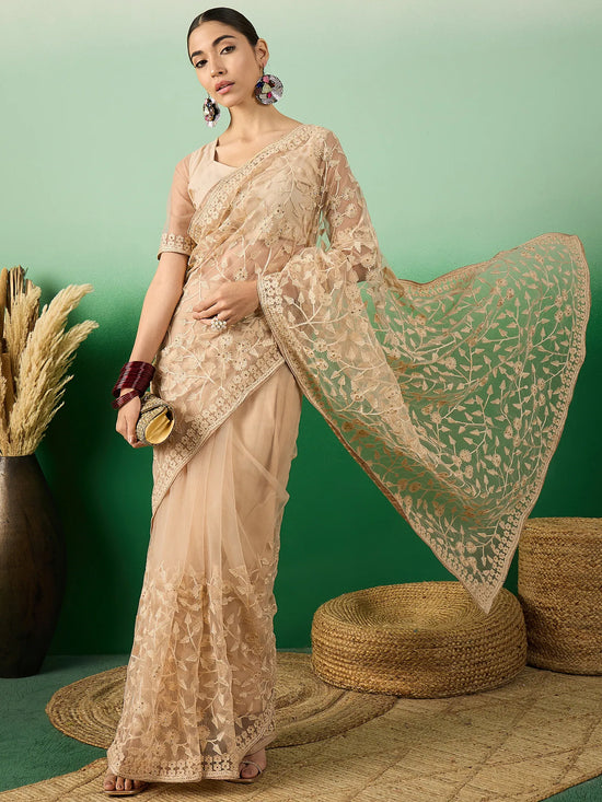 Suha Womens Fashion Ethnic Beige Color Sarees-MLSHWSA1317BEI0ONE