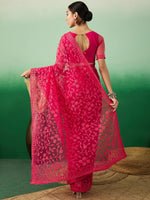 Suha Womens Fashion Ethnic Pink Color Sarees-MLSHWSA1322PNK0ONE