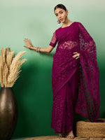 Suha Womens Fashion Ethnic Purple Color Sarees-MLSHWSA1326PUP0ONE