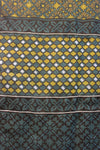 Ajrakh Hand Block Printed And Hand Embroidered Scarf Fingertip